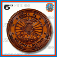 Officially Licensed US Navy CVN 74 USS John C. Stennis Leather Patch