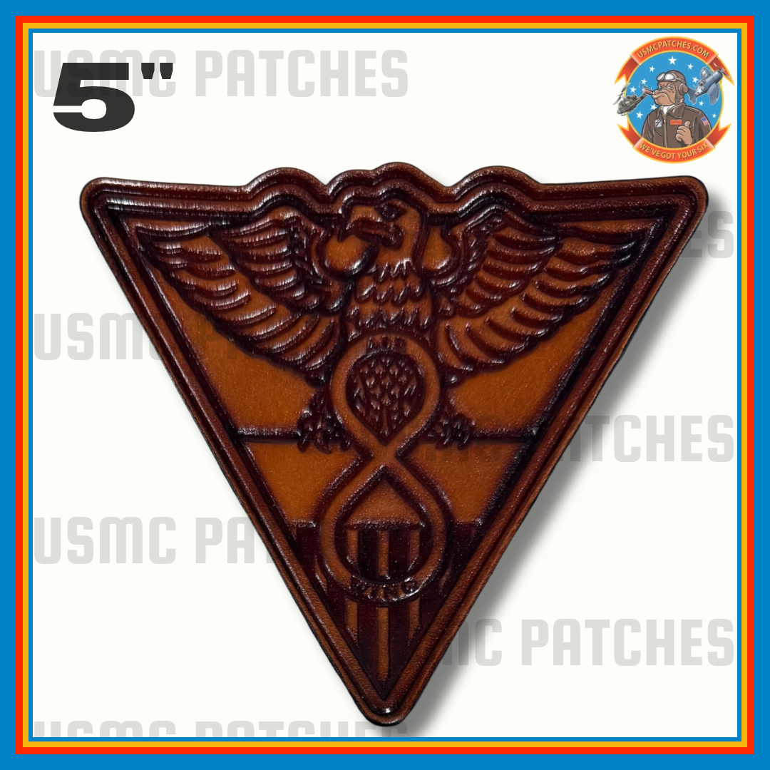 Officially Licensed US Navy Carrier Air Wing CVW-8 Leather Patch