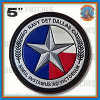 Officially Licensed US Navy Det Dallas Leather Patch