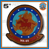 Officially Licensed US Navy VR-55 Minutemen Squadron Leather Throwback Patch