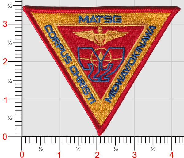 Officially Licensed MATSG-22 NAS Corpus Christi Patches