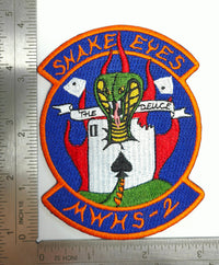 Officially Licensed USMC MWHS 2 Snake Eyes Patch