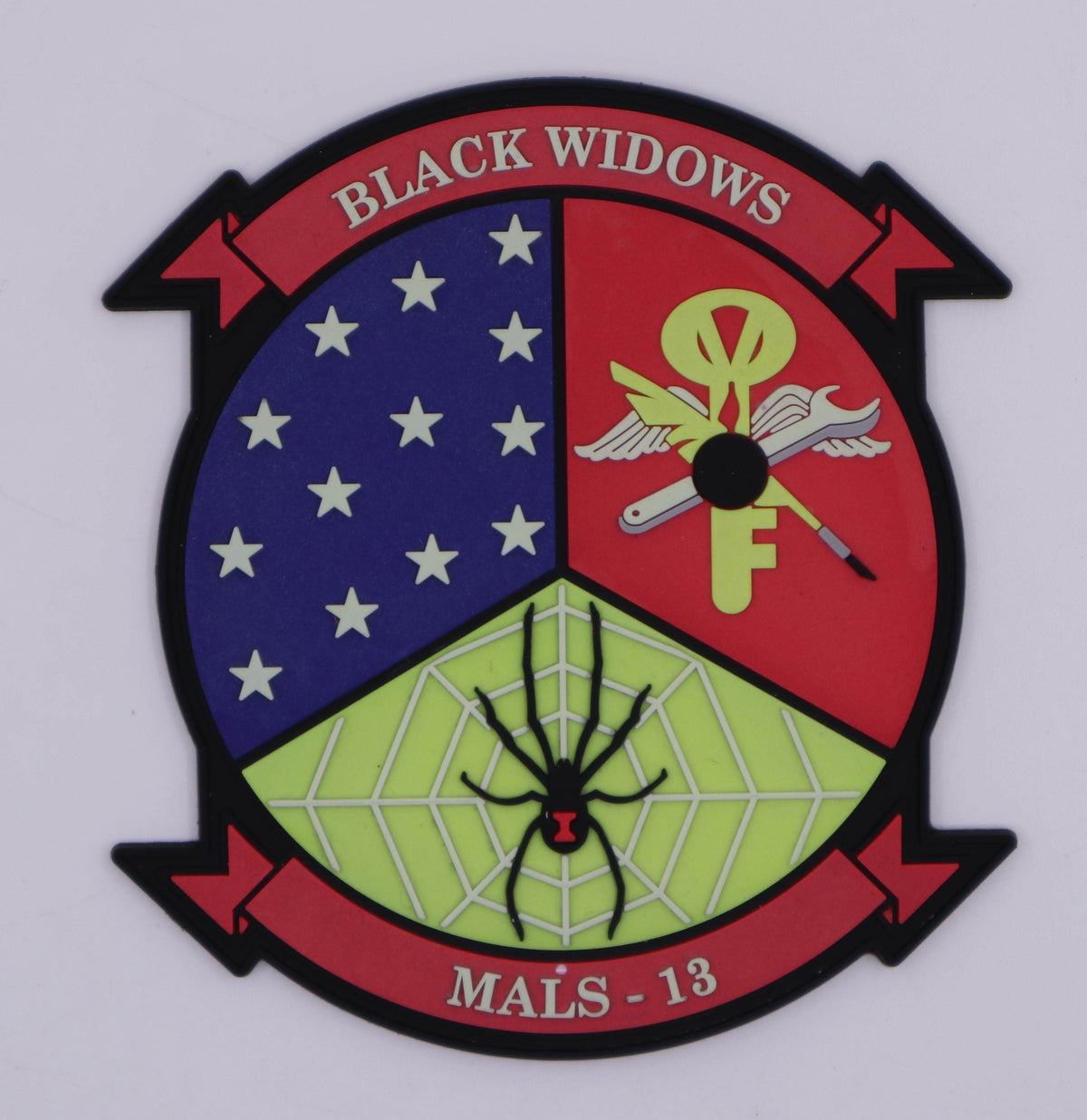 Officially Licensed USMC MALS 13 Black Widows Patch