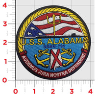 Officially Licensed US Navy SSBN-73 USS Alabama Patch