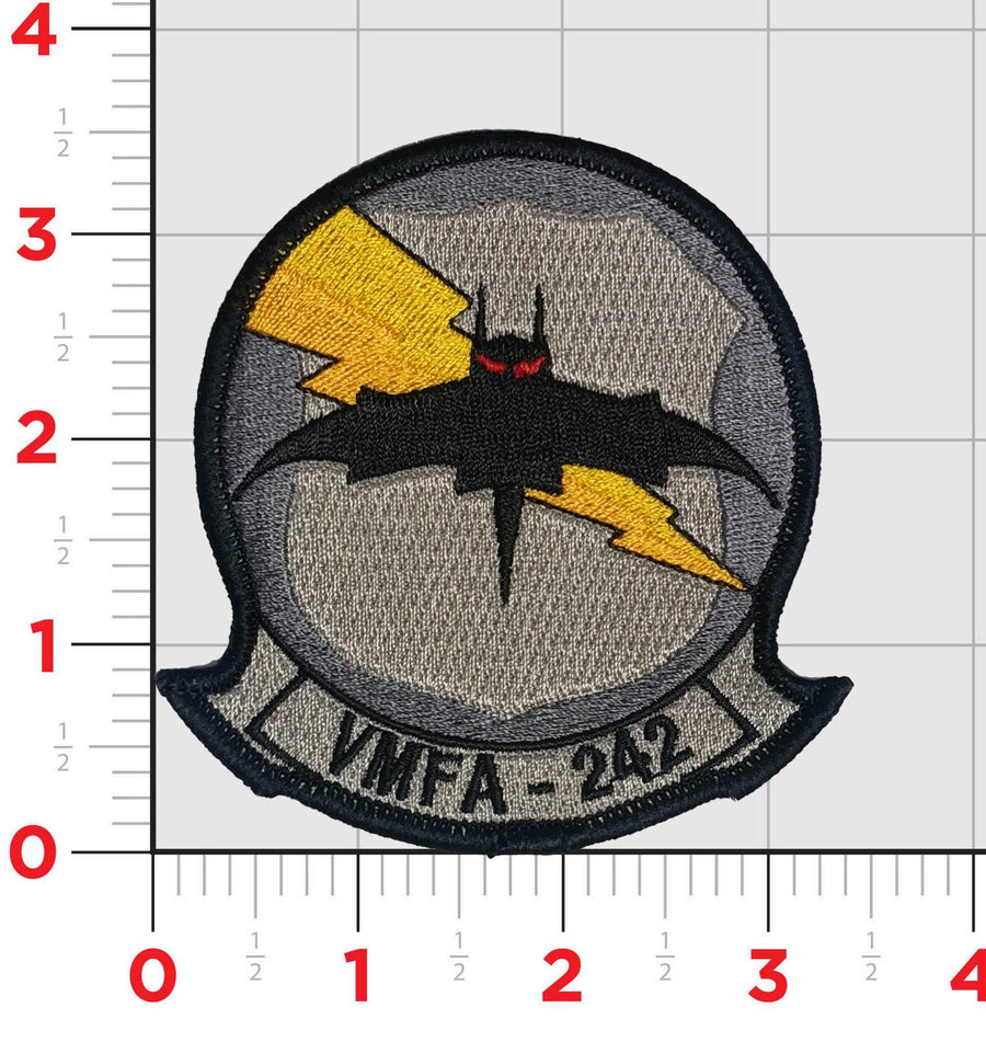 Officially Licensed USMC VMFA-242 Bats Squadron Patch