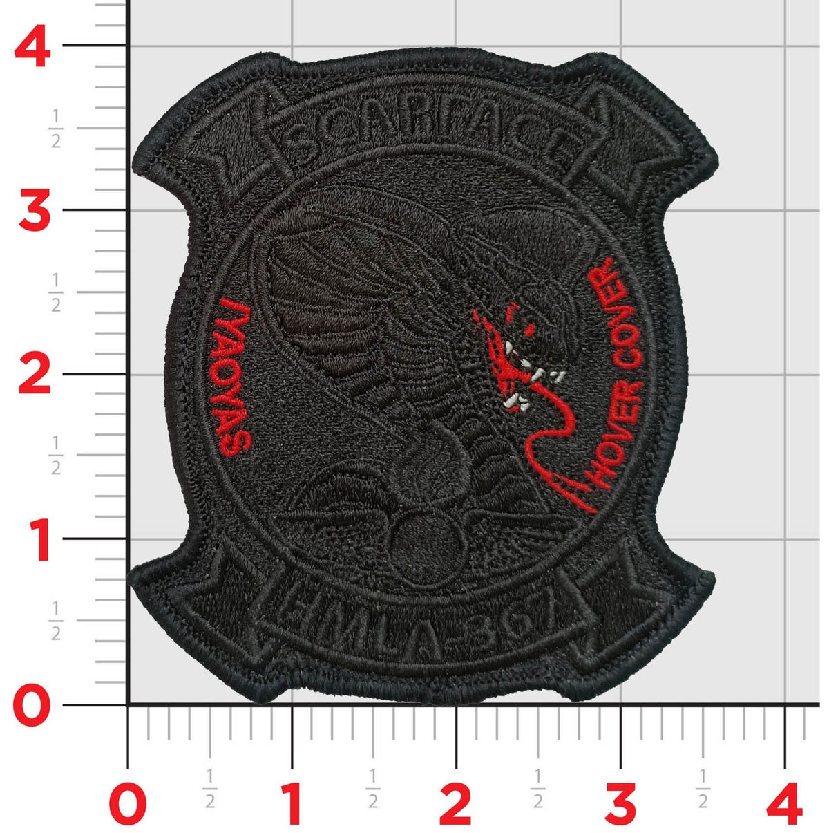 Official HMLA-367 Scarface IYAOYAS Ordie Patch