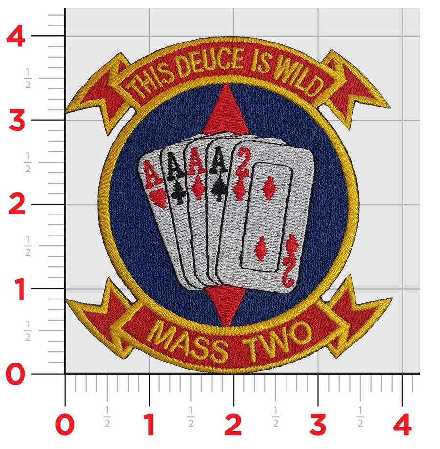 Officially Licensed MASS-2 Marine Aviation Support Squadron patch