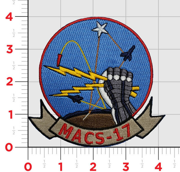Officially Licensed USMC Marine Air Control Squadron MACS-17 Patch