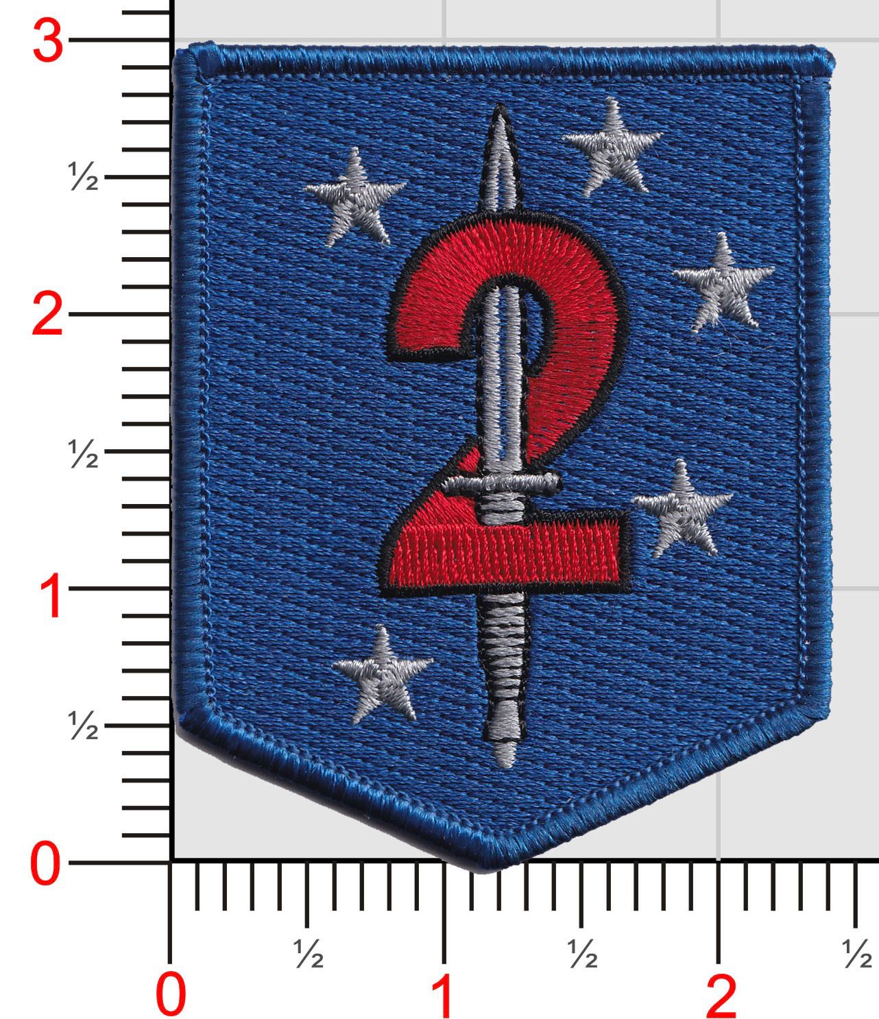 Buy Officially Licensed USMC 2nd R Patch | MarinePatches.com