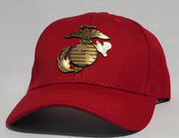 Navy and USMC Laser Cut Insignia Ball Caps