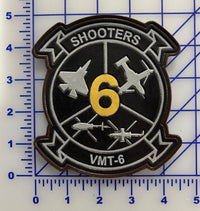Officially Licensed USMC VMT-6 Shooters Leather Squadron Patch