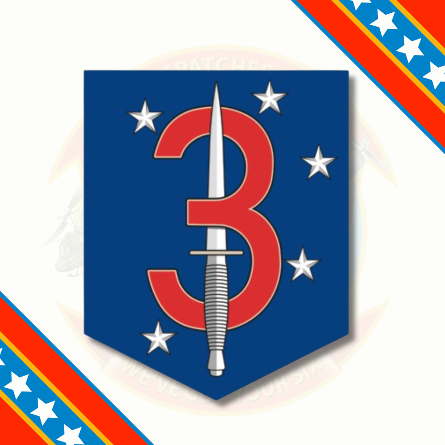 Officially Licensed USMC 3rd Raider Battalion Sticker