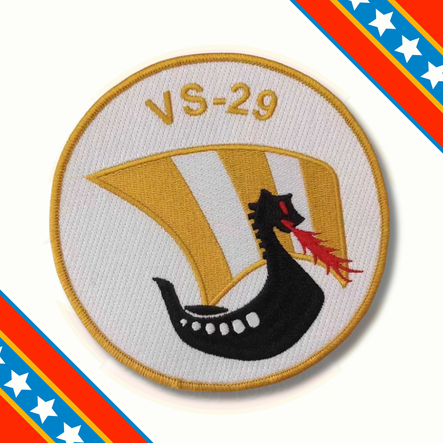 Officially Licensed US Navy VS-29 Dragonfires Squadron Patch