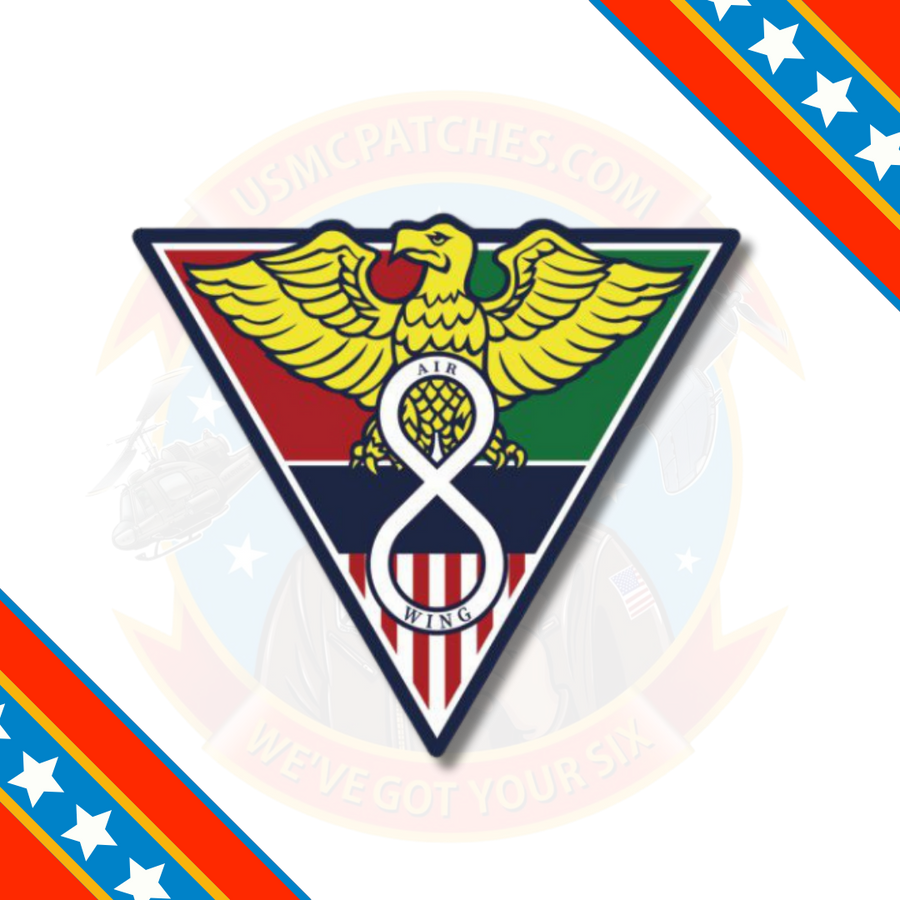 Officially Licensed US Navy CVW-8 Carrier Air Wing 8 Sticker