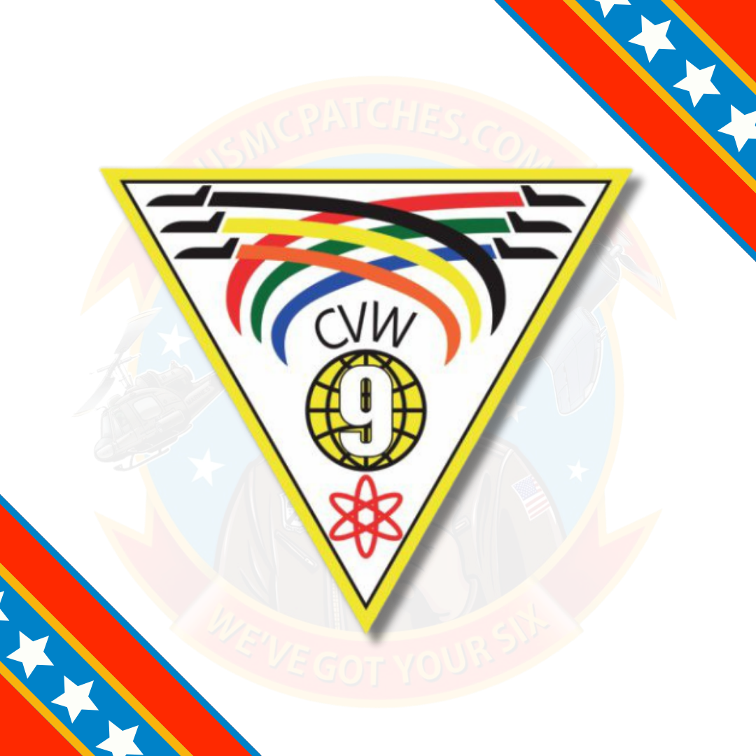 Officially Licensed US Navy CVW-9 Carrier Air Wing 9 Sticker