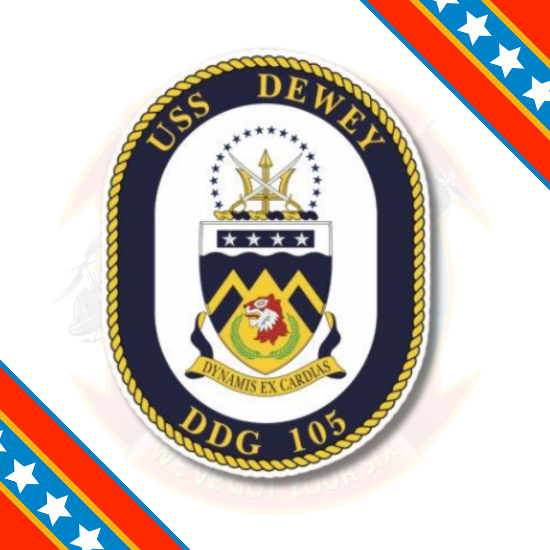 Officially Licensed US Navy USS Dewey DDG-105 Sticker