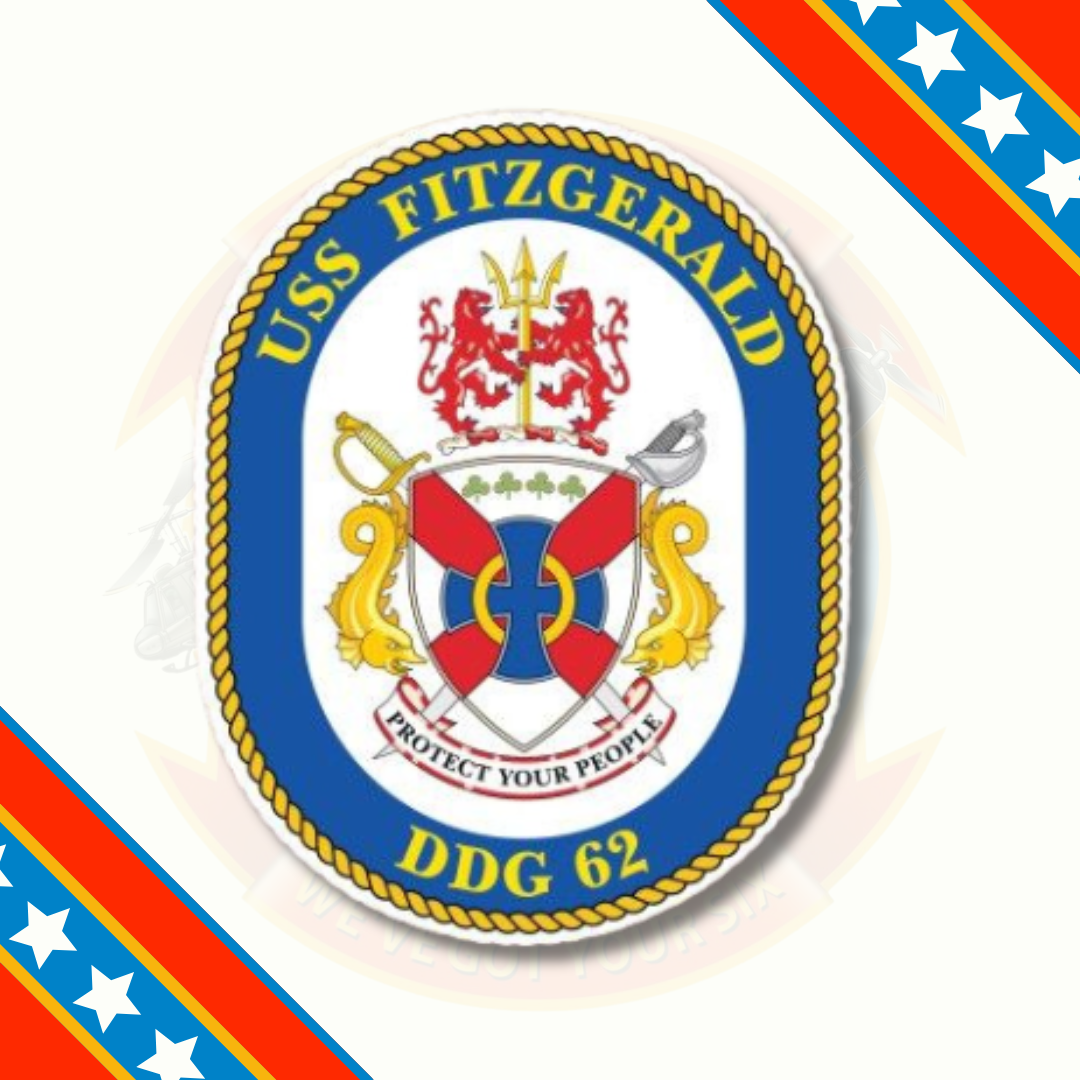 Officially Licensed US Navy USS Fitzgerald DDG-62 Sticker
