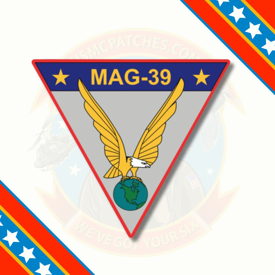 Officially Licensed USMC MAG-39 War Eagles Sticker
