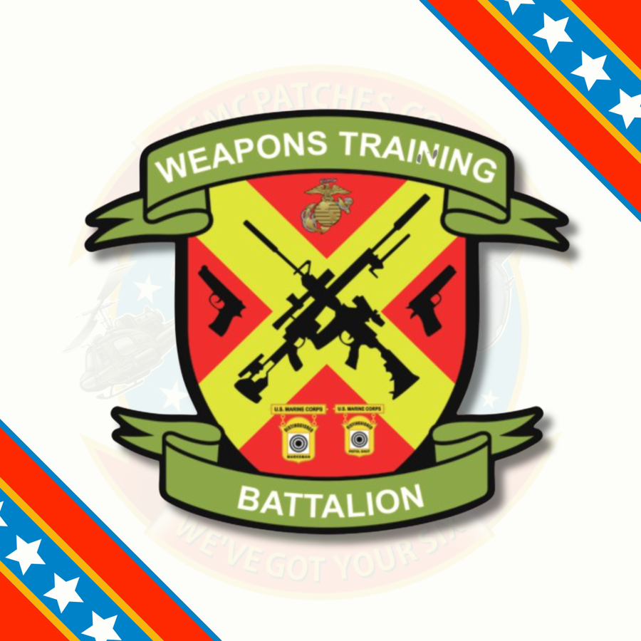 Officially Licensed USMC Quantico Weapons Training Battalion Sticker