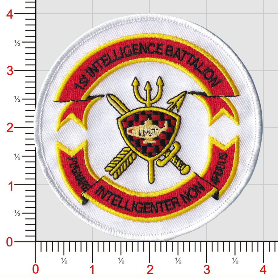 Officially Licensed USMC 1st Intelligence Battalion Patch