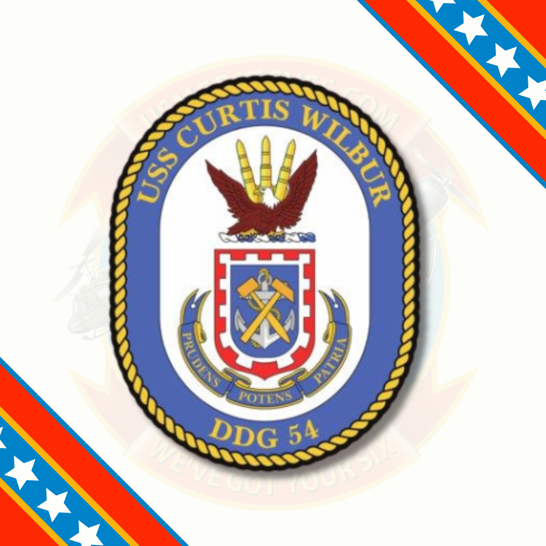 Officially Licensed US Navy USS Curtis Wilbur DDG-54 Sticker