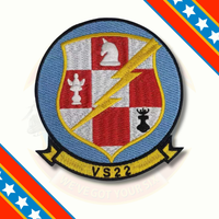 Officially Licensed US Navy VS-22 Checkmates Squadron Patch