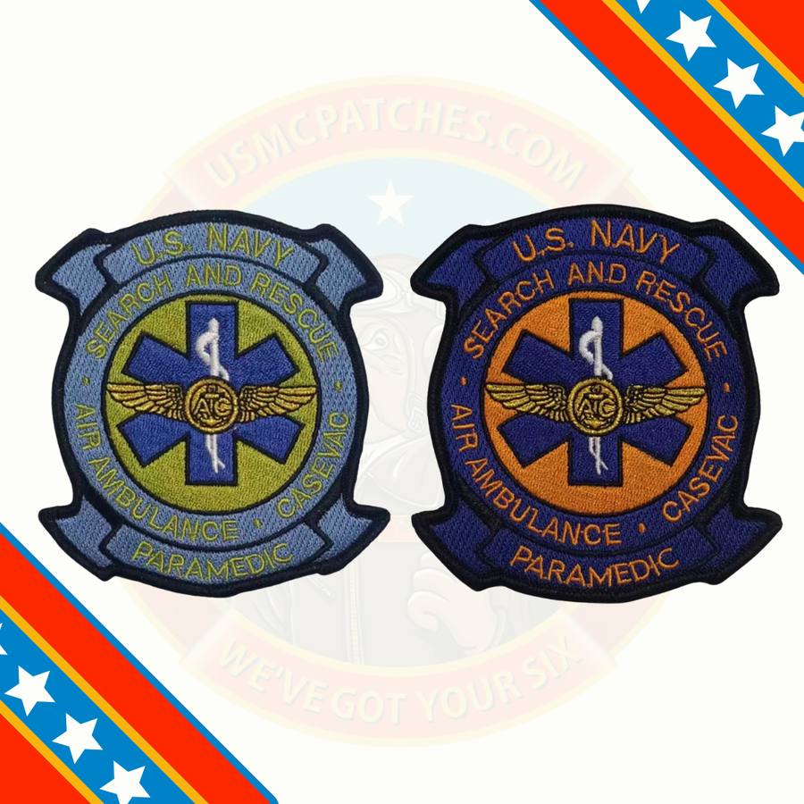 Officially Licensed US Navy Search and Rescue Paramedic Patch