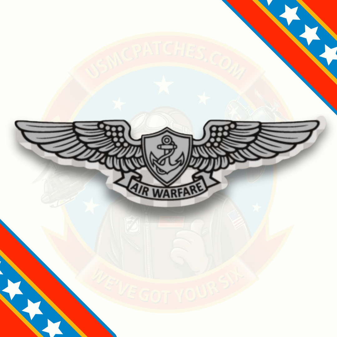 Official US Navy EAWS Enlisted Aviation Warfare Specialist Wings Decal