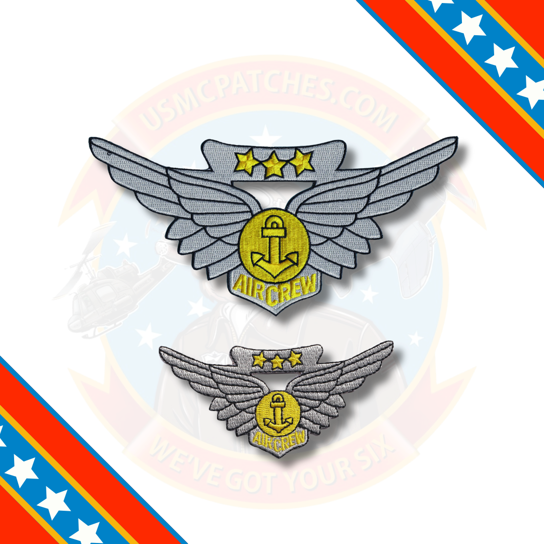USMC Combat Aircrew Wings Patch
