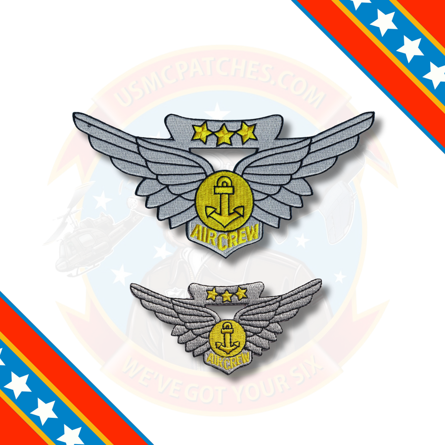 USMC Combat Aircrew Wings Patch