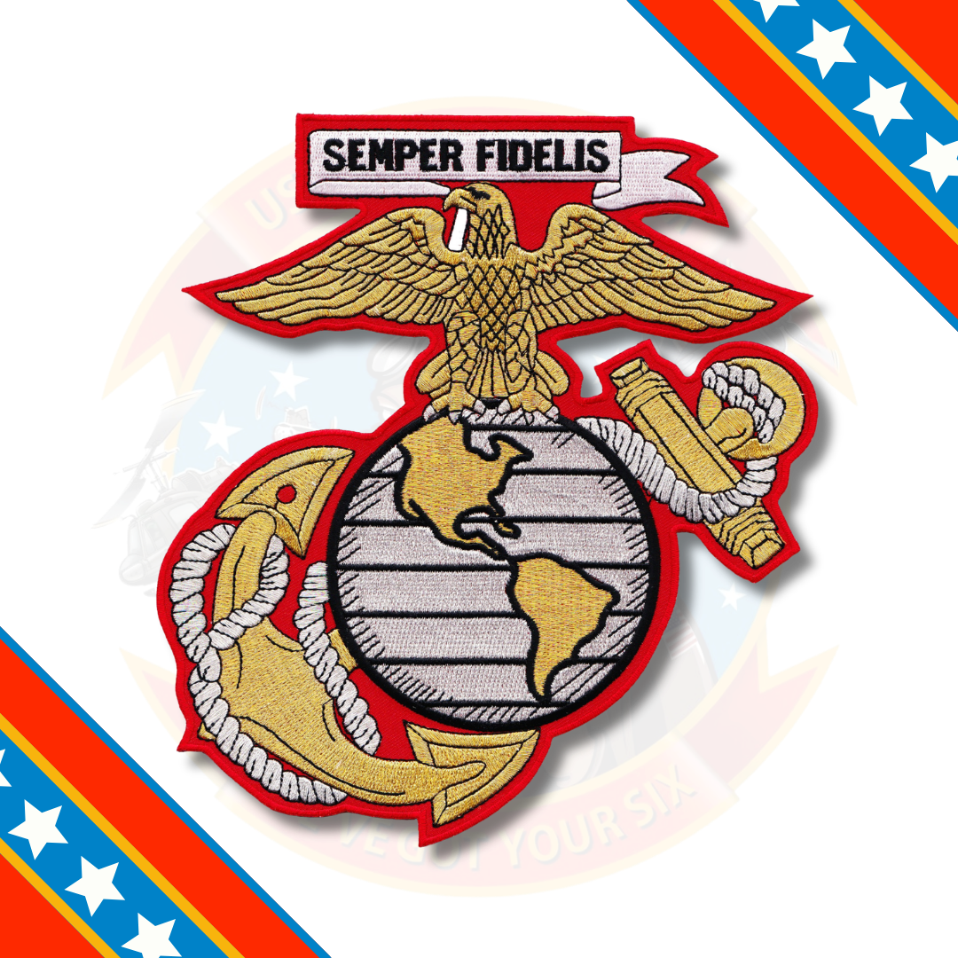 Officially Licensed USMC 7.5" Large Embroidered EGA Patch