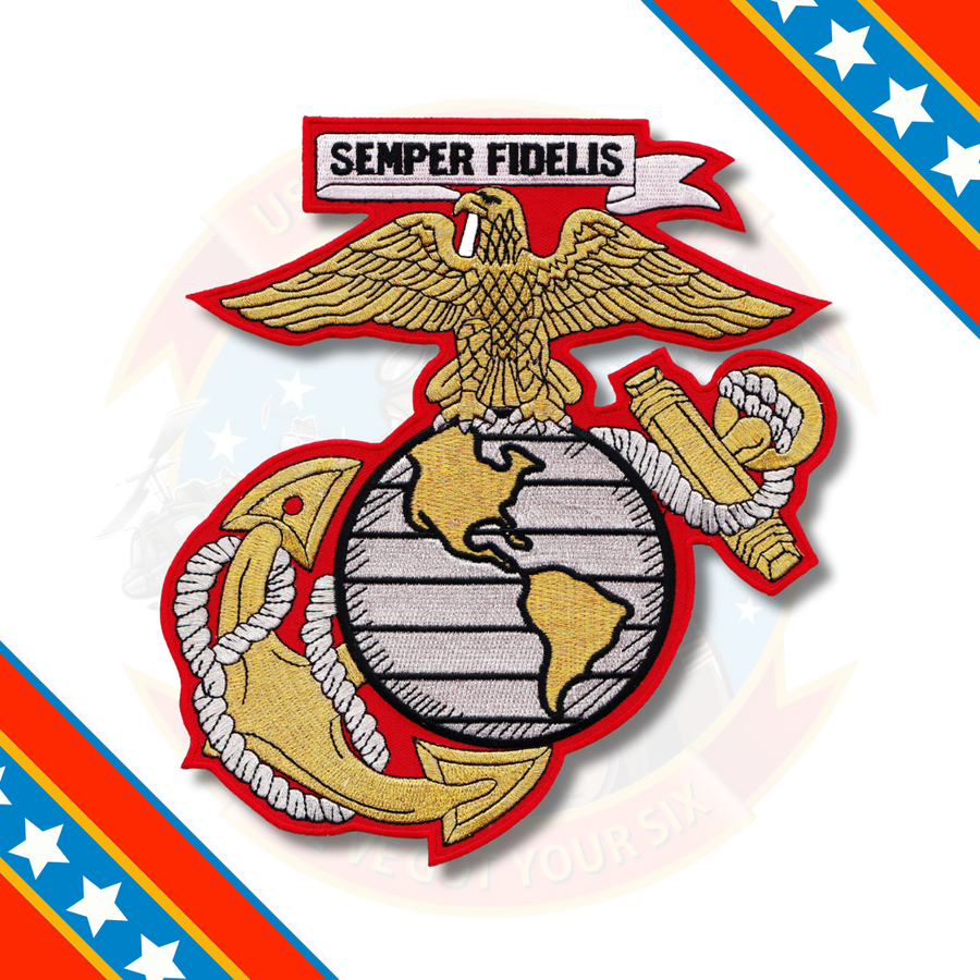 Officially Licensed USMC 7.5" Large Embroidered EGA Patch