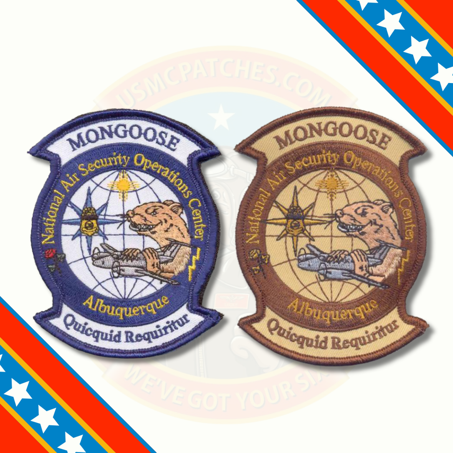 US Customs and Border Protection, Albuquerque Air Branch, NASOC Mongoose Patches