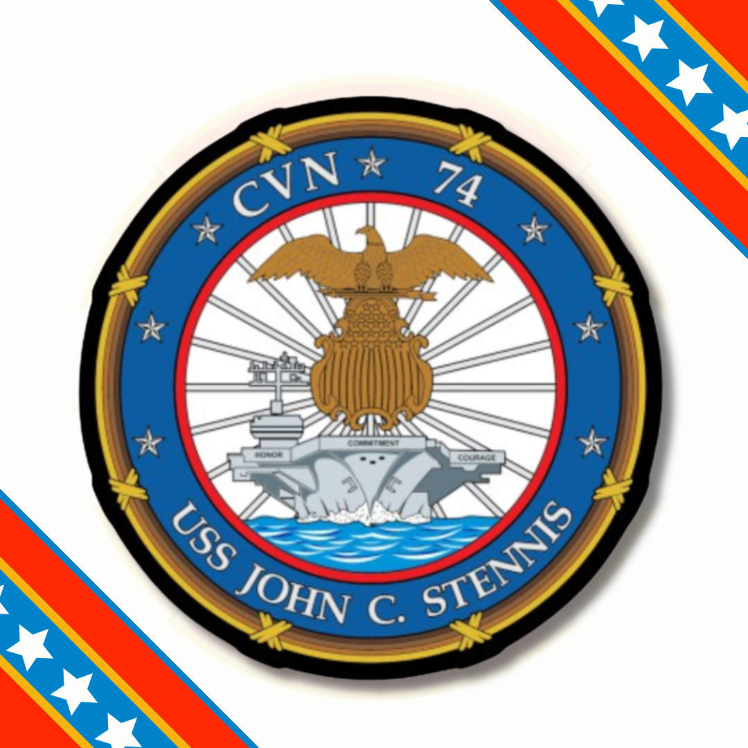Officially Licensed USMC USS John C Stennis CVN-74 sticker