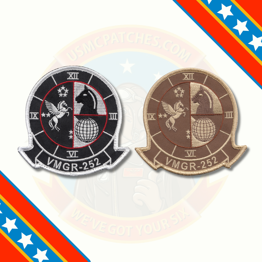 Officially Licensed USMC VMGR-252 2018 Squadron Patch