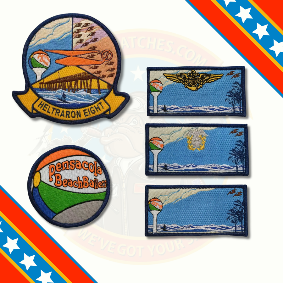 Official HT-8 Eightballers Summer Patches