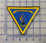 Officially Licensed Carrier Air Wing CVW-5 Hand Painted Leather Patch