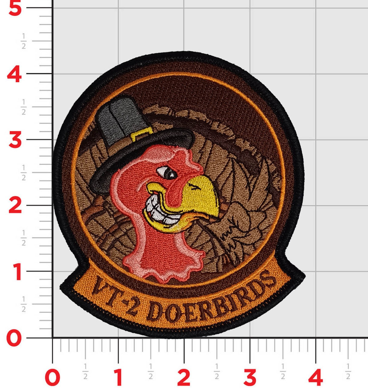Official VT-2 Doerbirds Thanksgiving Patch