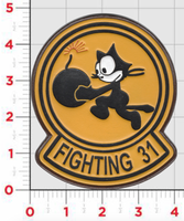 Officially Licensed US Navy VF/VFA-31 Tomcatters Squadron Leather Patch
