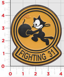 Officially Licensed US Navy VF/VFA-31 Tomcatters Squadron Leather Patch