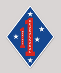 Officially Licensed USMC 1st Marines 1st MARDIV stickers
