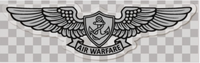 Official US Navy EAWS Enlisted Aviation Warfare Specialist Wings Decal