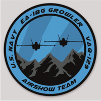 Official US Navy EA-18 Growler Airshow Team Patches