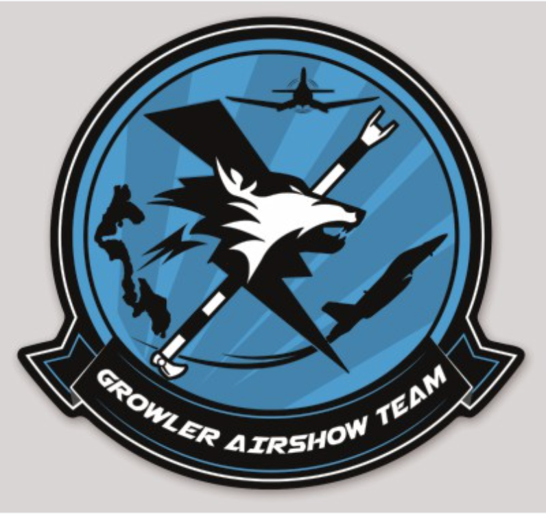Official US Navy EA-18 Growler Airshow Team Patches