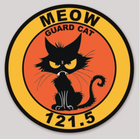 Guard Cat Meow on 121.5 Patch