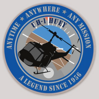 UH-1 Huey Legend Sticker