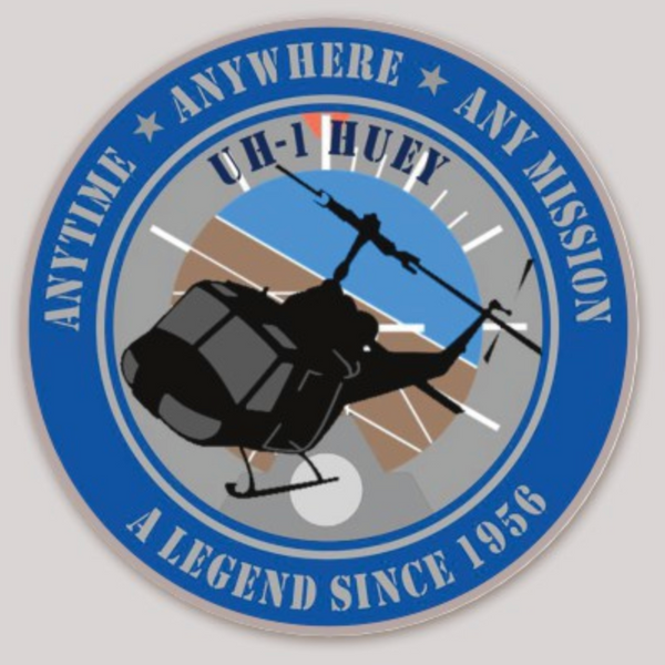 UH-1 Huey Legend Sticker