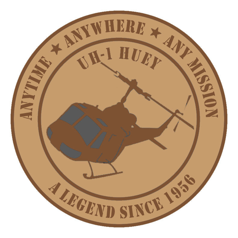 UH-1 Huey Legend Stickers