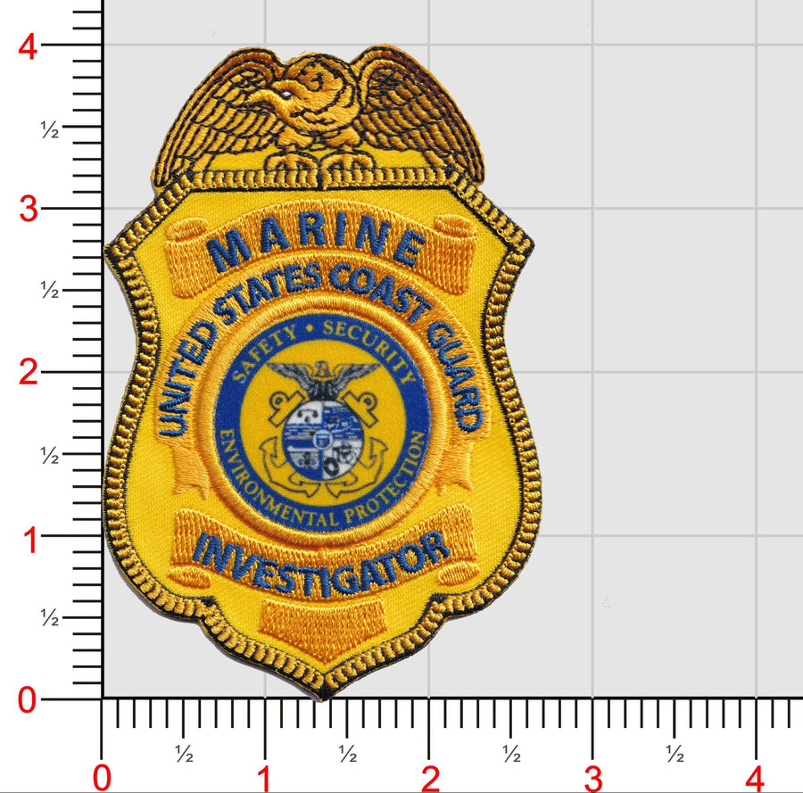 Official USCG Investigator Patch