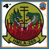 Officially Licensed HMLA-269 Gunrunners PVC Squadron Patches